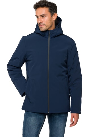 Veste regular à capuche Tambora - Bleu foncé