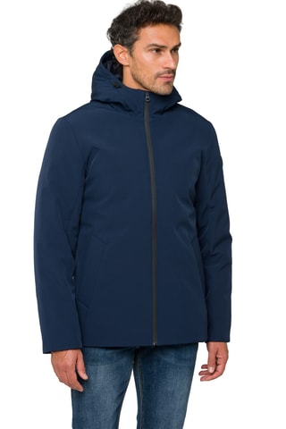 Veste regular à capuche Tambora - Bleu foncé