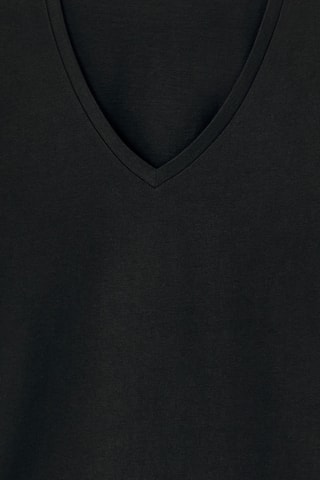 Biologisch Katoenen T-shirt Regular - Zwart