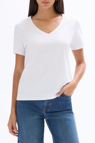 Biologisch Katoenen T-shirt Regular - Wit
