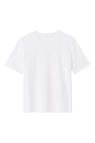 Biologisch Katoenen T-shirt Regular - Wit