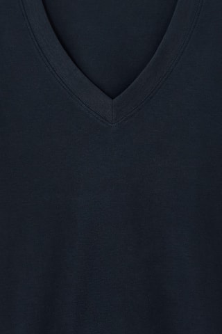 T-shirt regular - Marineblauw