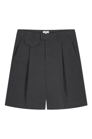 Bermuda Wide Legs met Hoge Taille - Antraciet