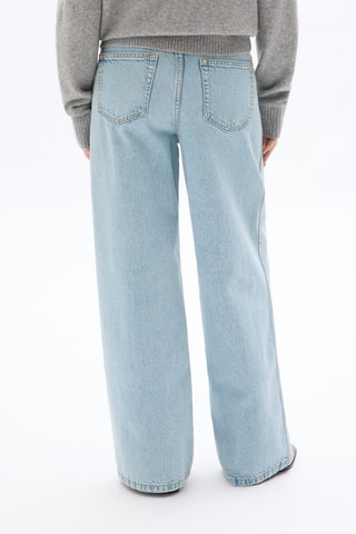 Jeans Wide Legs met Hoge Taille - Hemelsblauw