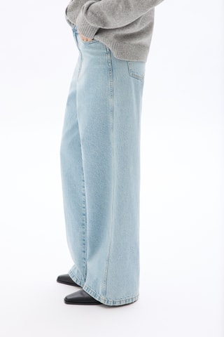 Jeans Wide Legs met Hoge Taille - Hemelsblauw