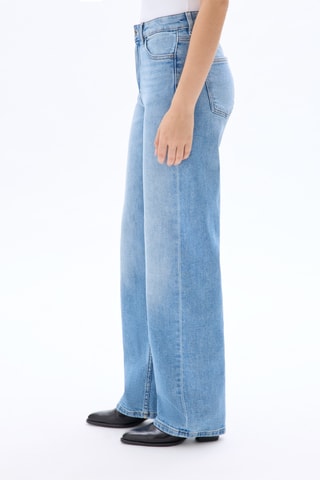 Jeans Wide Legs met Hoge Taille - Hemelsblauw