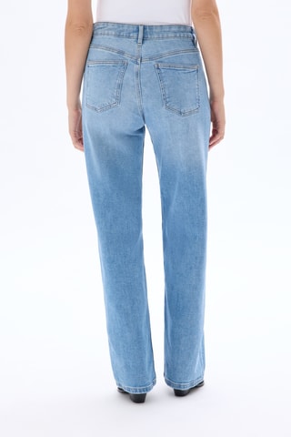 Jeans Wide Legs met Hoge Taille - Hemelsblauw