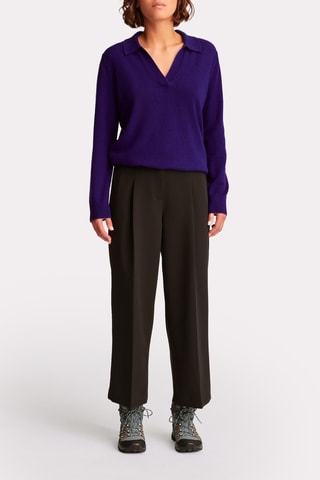 Wijde Broek Hoge Taille - Zwart
