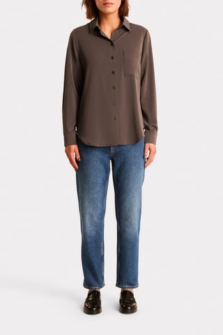 Blouse Regular Fit - Antraciet