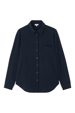 Blouse Regular Fit - Marineblauw