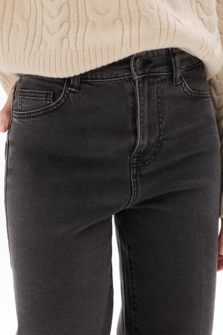 Jeans wide legs - Donkergrijs