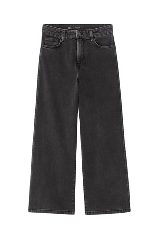 Jeans wide legs - Donkergrijs