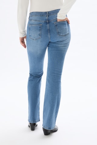 Jeans bootcut hoge taille - Hemelsblauw