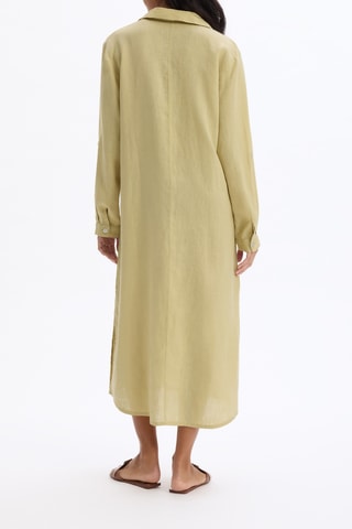 Linnen Blouse-jurk - Beige