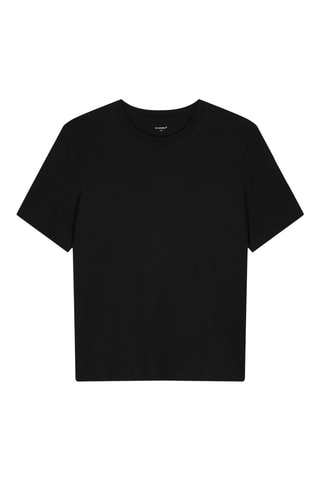 Oversized Biologisch Katoenen T-shirt - Zwart