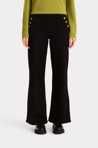 Jeans wide legs - Zwart