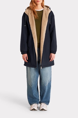 Parka met Capuchon - Marineblauw