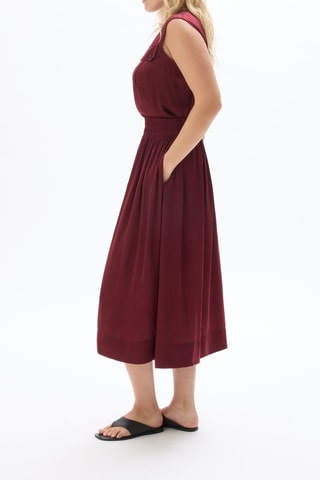 Midirok Hoge Taille - Bordeauxrood