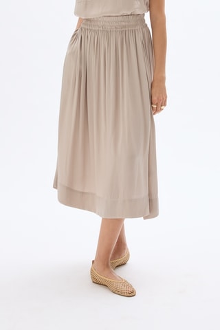 Midirok Hoge Taille - Beige