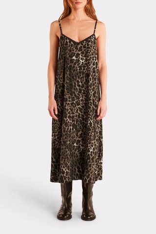 Midi-jurk - Bruin