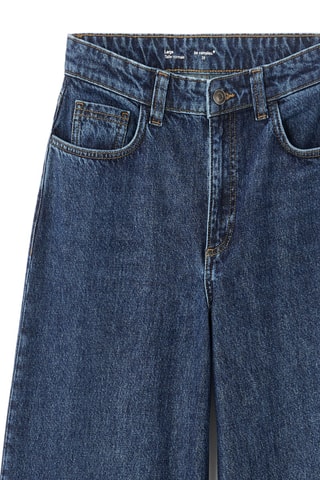 Jeans Flare Cut - Marineblauw