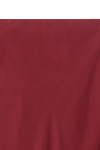 Lange Rok Hoge Taille - Bordeauxrood