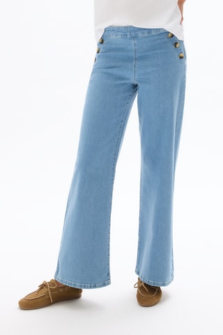 Jeans wide legs - Hemelsblauw