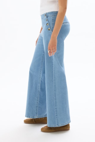 Jeans wide legs - Hemelsblauw