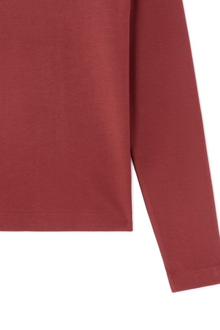 T-shirt regular - Steenrood
