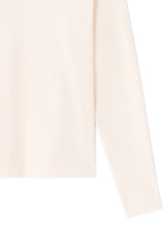 T-shirt regular - Ivoorkleurig