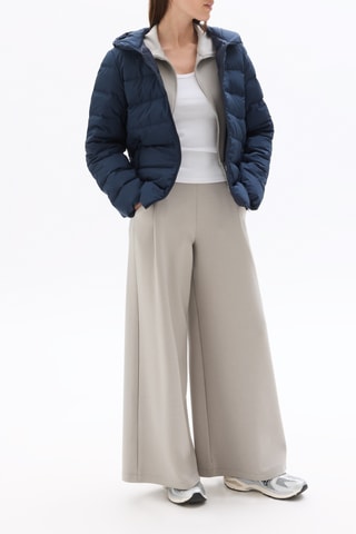 Gewatteerde Jas met Capuchon - Marineblauw