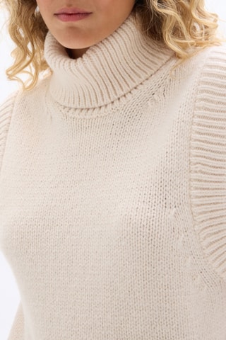 Mouwloze Trui - Lichtbeige