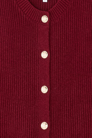Mouwloos Vest - Bordeauxrood
