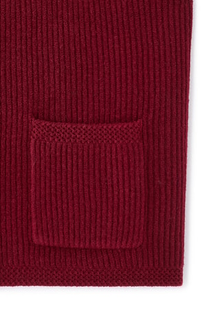 Mouwloos Vest - Bordeauxrood