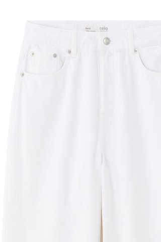 Jeans barrel - Wit