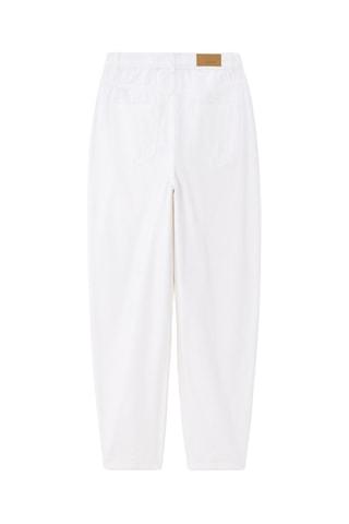 Jeans barrel - Wit