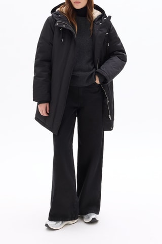 Parka met Capuchon - Zwart
