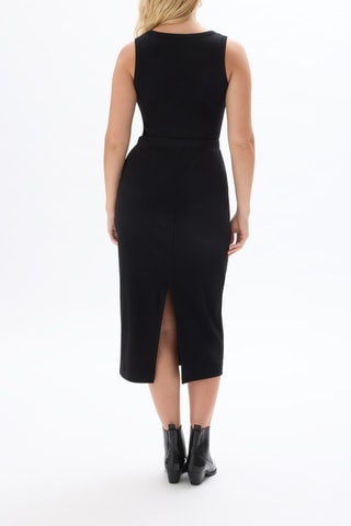Midirok Hoge Taille - Zwart