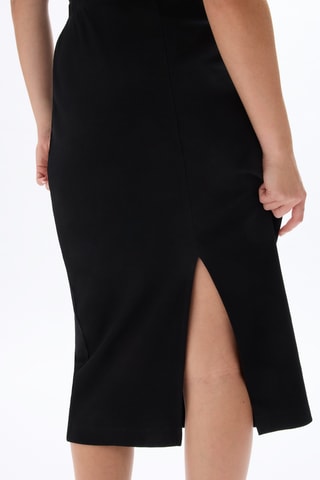 Midirok Hoge Taille - Zwart