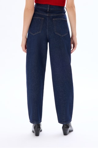 Jeans barrel - Donkerblauw