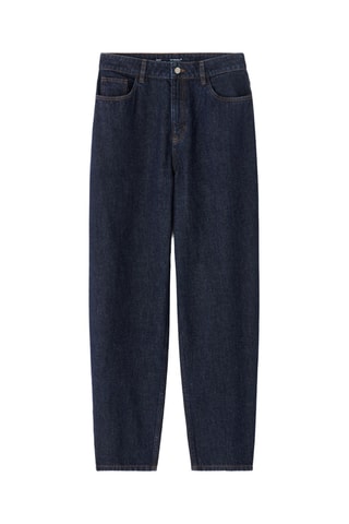 Jeans barrel - Donkerblauw