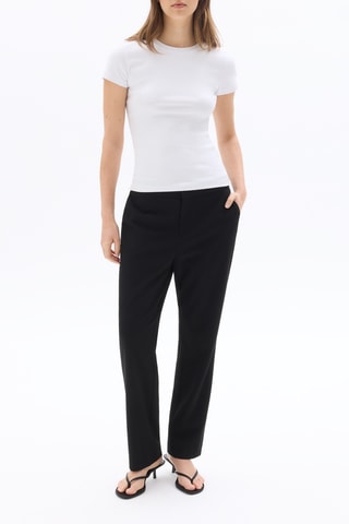 7/8 Broek Slim Fit - Zwart