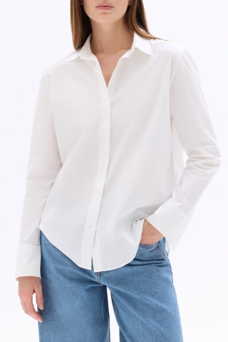 Blouse straight - Wit