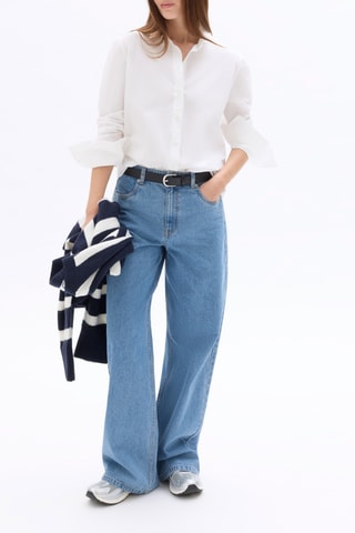 Blouse straight - Wit