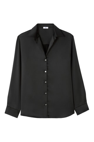 Blouse straight - Zwart