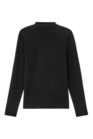T-shirt Slim Fit - Zwart