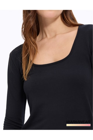 T-shirt Slim Fit - Zwart