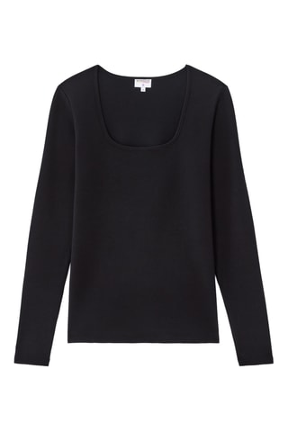 T-shirt Slim Fit - Zwart