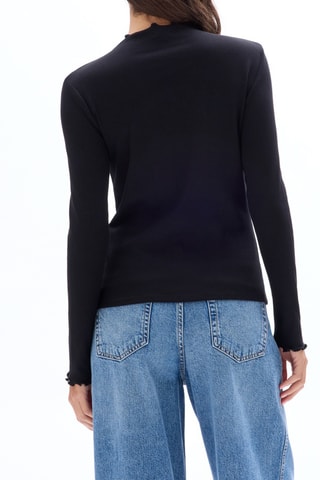 T-shirt Slim Fit - Zwart