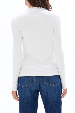T-shirt Slim Fit - Ecru